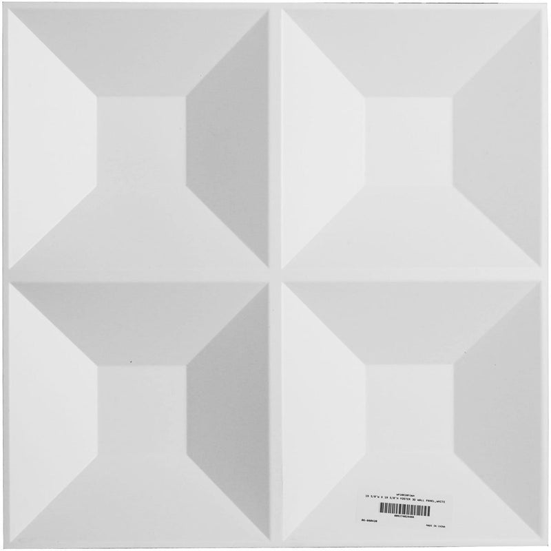 Ekena Millwork WP20X20FOWH Foster EnduraWall Decorative 3D Wall Panel, 19 5/8"W x 19 5/8"H, White Single - NewNest Australia