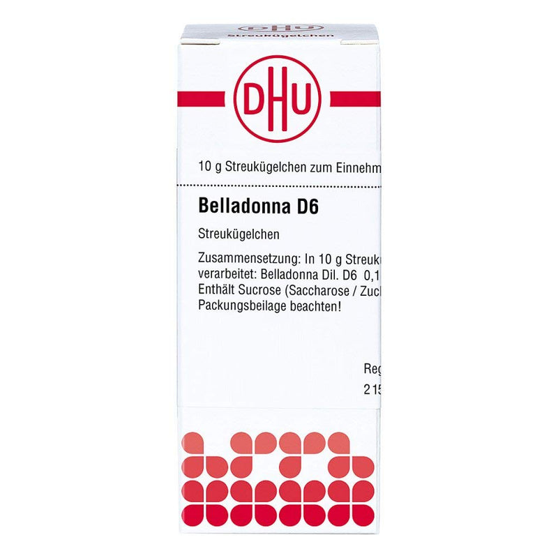 DHU Belladonna D6 sprinkle beads, 10 g globules - NewNest Australia