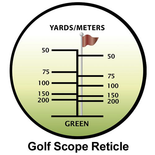 BARSKA Blueline 8x22 Waterproof Golf Scope (Yards) , Black - NewNest Australia