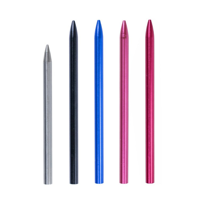 PARACORD PLANET 3" Silver Stainless Steel Fids and 3.5" Red, Pink, Blue and Black Aluminum FID Stitching Needles Single, 2 Pack 4 Pack 1 x Black 3.5 " - NewNest Australia