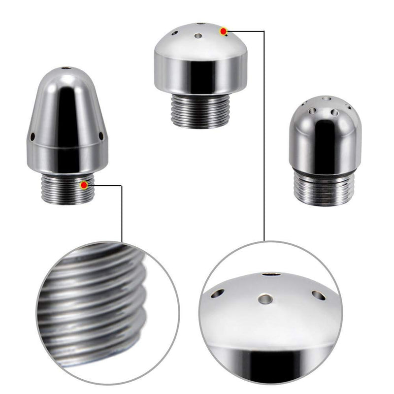 Nozzle Shower 3 Heads Aluminum Cleaner Cleansing Colonic Douche System Cleaner(Silver) - NewNest Australia