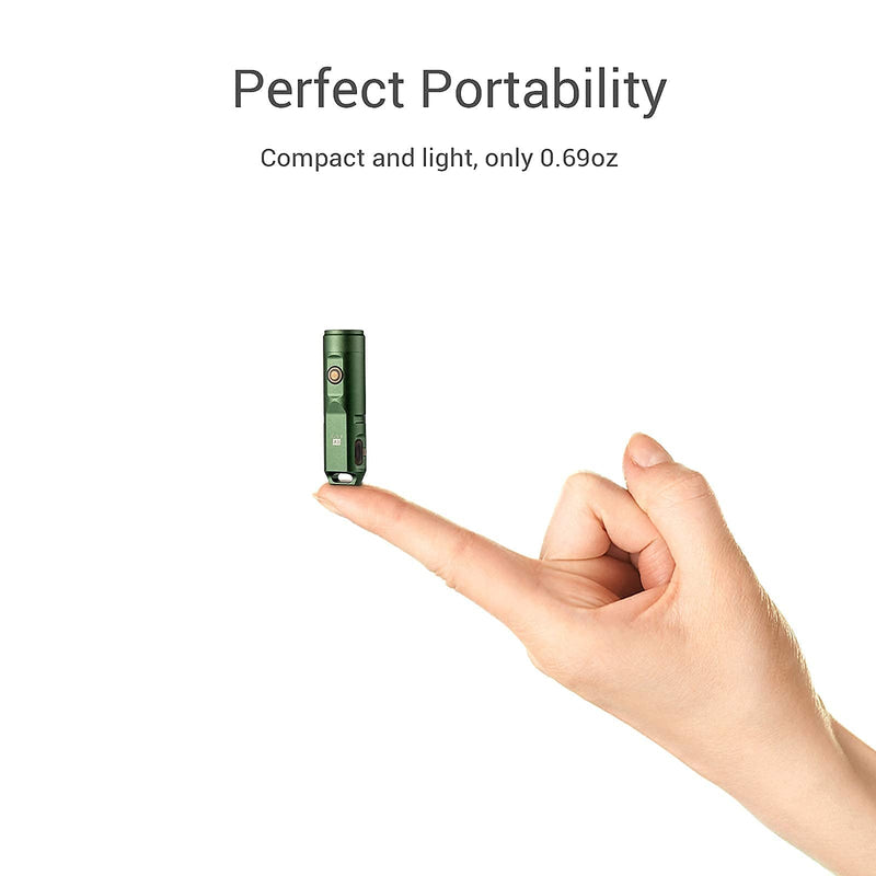 NEW RovyVon Aurora A3 Flashlight Green Keychain Flashlights High Lumens Aluminum Super Bright Rovyvon Flashlight Keychain Rechargeable for Camping, Hiking, Backpacking, Night Running, Walking Dogs … - NewNest Australia