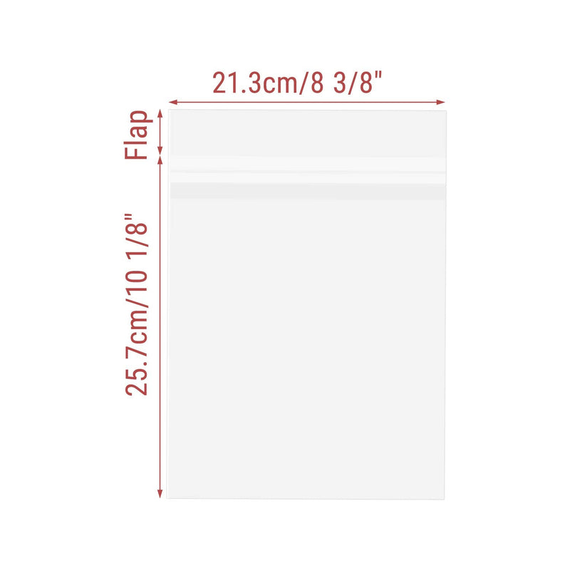 Golden State Art, Pack of 50 Acid-Free Crystal Clear Sleeves Storage Bags for Framing Mats Mattes (8 3/8 x 10 1/8 inches) 8x10 - NewNest Australia