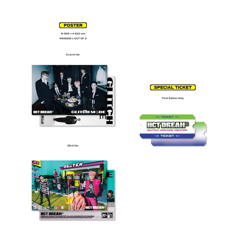 NCT Dream - Glitch Mode the 2nd Album Photobook version (A ver) A ver - NewNest Australia