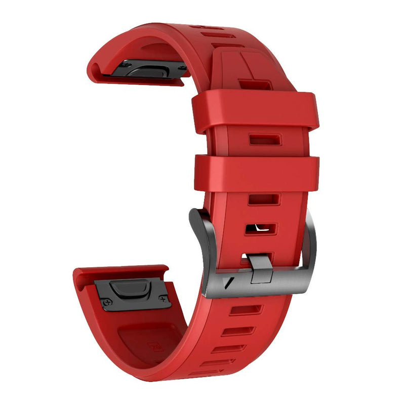 ANCOOL Compatible with Garmin Fenix 5X Plus Band 26mm Easy Fit Silicone Watch Strap Wristbands Replacement for Fenix 7X/Fenix 6X Pro/Fenix 6X/D2 Delta PX/Tactix Delta/Descent Mk2 (Pack of 4) 4PCS Pack - NewNest Australia