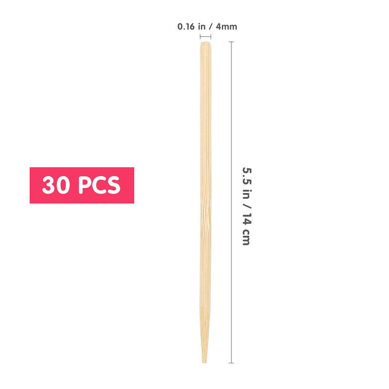 30pcs wood art stylus Heavy Duty Wood Stylus Tools for Scratch Art Wooden Stylus Stick Art scratch art sticks Sticks scratch art stylus - NewNest Australia