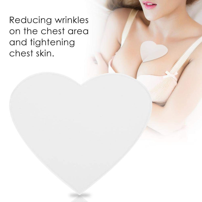 Chest Pad, Anti-Wrinkle Silicone Chest Anti Wrinkle Breast Lifting Smooth Firming Patch Invisible Decollete Bra Care Reusable Pads(Triangle) - NewNest Australia