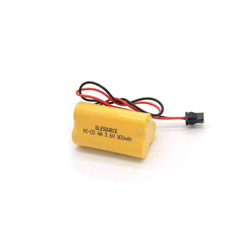 GLESOURCE 3.6V 900mAh Emergency/ Exit Light Battery Compatible for Lithonia ELB B001 ELBB001 ELB-B001 Lithonia EU2 LED Interstate ANIC1566 Unitech 0253799(2 Pack) 2PCS 3.6V 900mAh battery - NewNest Australia