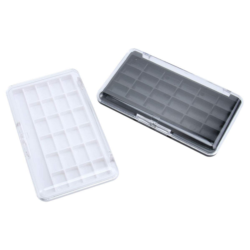 Lurrose 2PCS Empty Makeup Palette with 24 Grids for Lipstick Lip Balm Eyeshadow Blusher - NewNest Australia