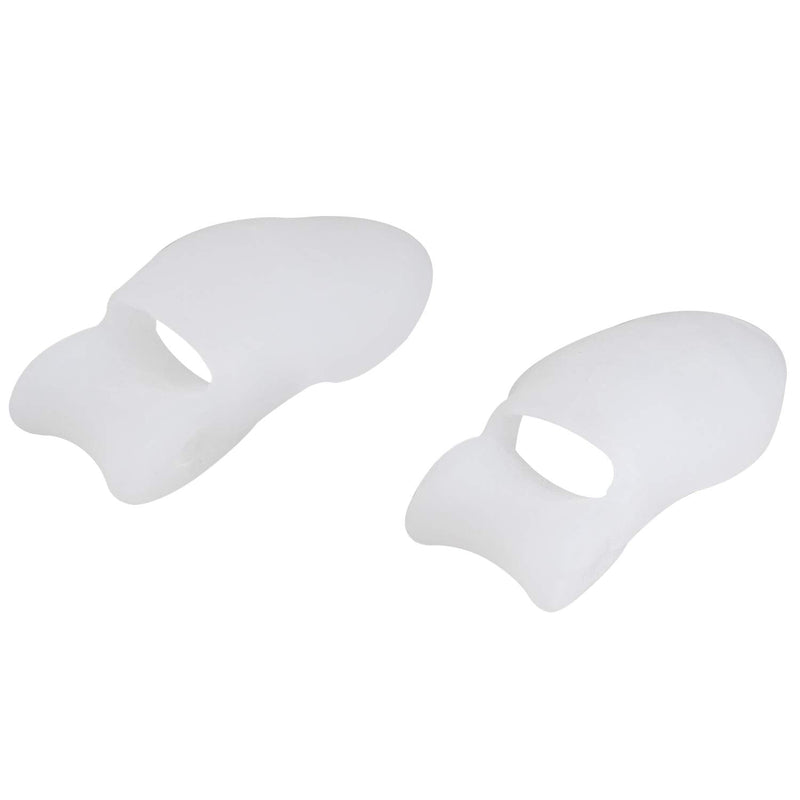 Futheda 3 Pairs Silicone Gel Toe Separator and Straightener Bunion Stretchers Spacer Hammer Toe Corrector Protector Unisex Foot Care for Mallet Toes Claw Toes Curled Toes (Big Toe, White) - NewNest Australia