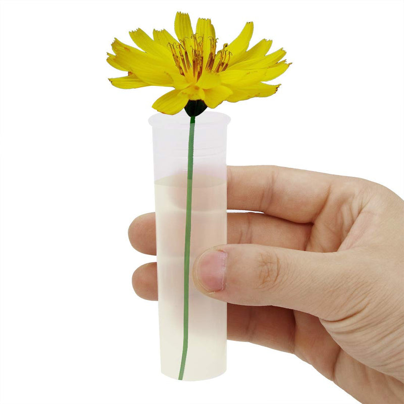 21 Pack Floral Water Tubes with Rack Holder Flower Vials Water Container for Flower Arrangements, Milkweed Cuttings 21 Pack Tubes - NewNest Australia
