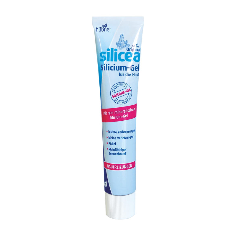 Hübner Original silicea silicon gel |silicic acid gel|cooling| anti-inflammatory | For skin irritations such as sunburn, pimples, insect bites | 50ml - NewNest Australia