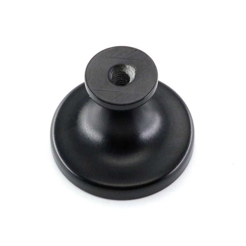 homdiy Cabinet Knobs Black Drawer Knobs Modern Cabinet Door Knobs 5Pack- HDLS9189BK Modern Drawer Dresser Knobs Single Hole Cupboard Knobs Round Knobs for Kitchen Cabinets 5 - NewNest Australia