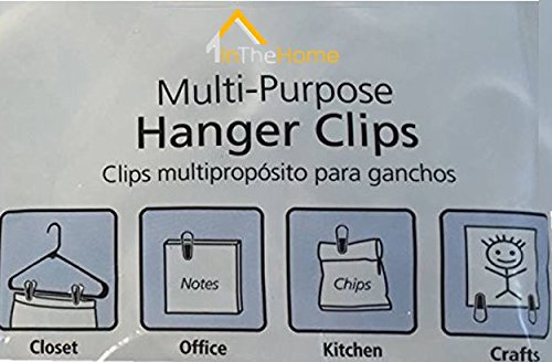 NewNest Australia - 1InTheHome Multi-Purpose Hanger Clips (24 Count) 