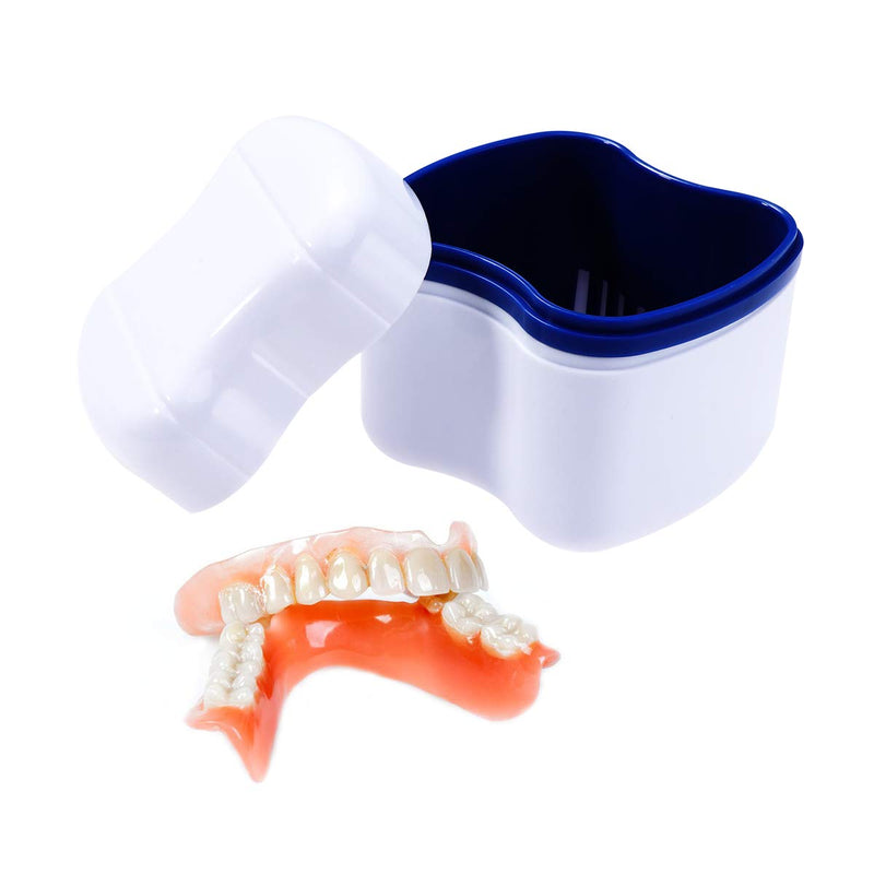 HEALIFTY Prosthesis Box Case Prosthesis Box False Teeth Box with Sink (Blue) - NewNest Australia