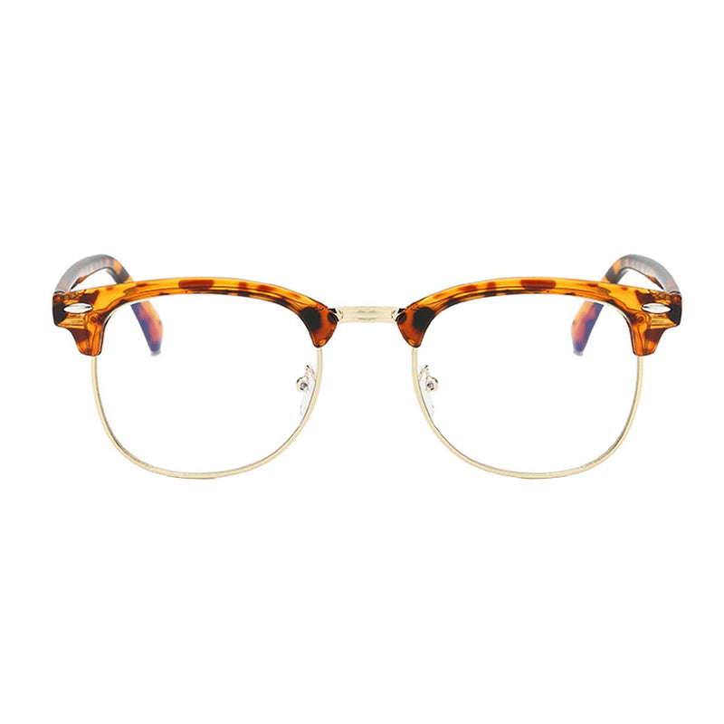 Nearsighted Glasses Myopia Nearsightedness Glasses with Diopter -4.50 for Men Women Stylish Glasses Frame Transparent Brown -450 - NewNest Australia