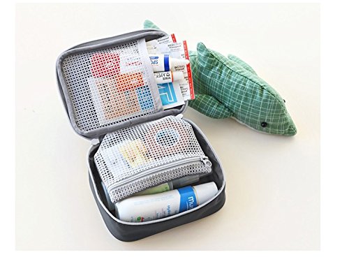 Lifesport First Aid Kit, First Aid Kit, Emergency Bag, Medical Bag, Waterproof, Portable, Perfect Design For Home, Car, Camping, Hunting, Travel, Nature And Sports (Grey) - NewNest Australia