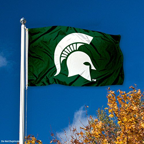 Michigan State Spartans MSU Sparty University Large College Flag - NewNest Australia