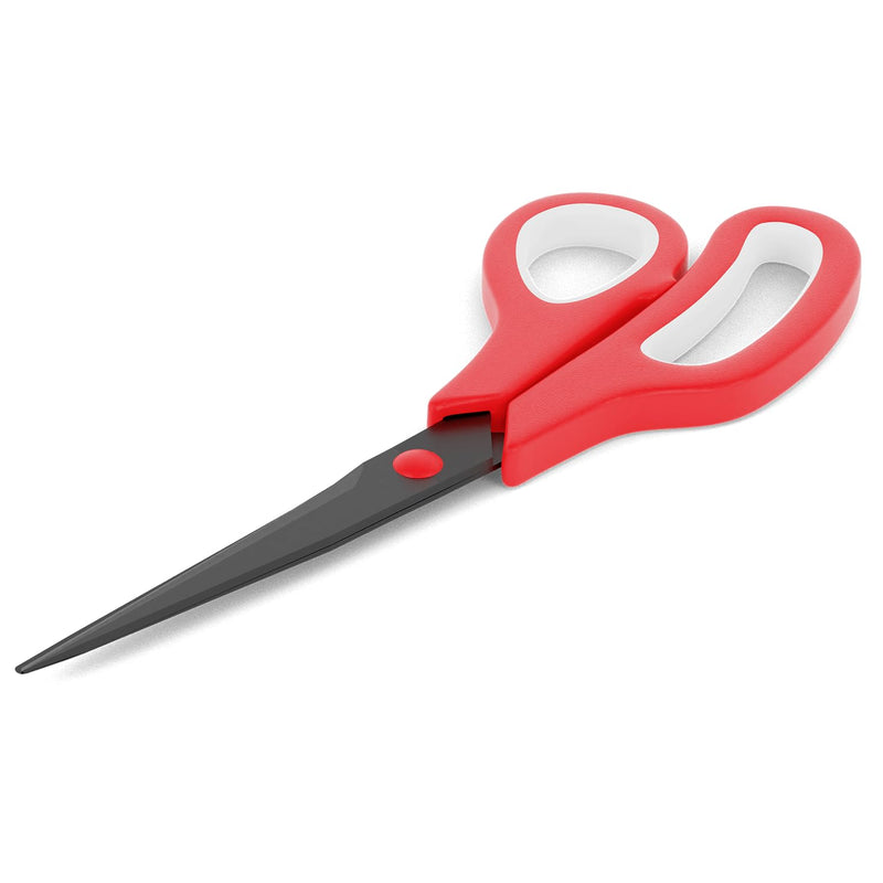 Kintex taping scissors basic, non-stick coated for kinesiology tape, black/red one size - NewNest Australia