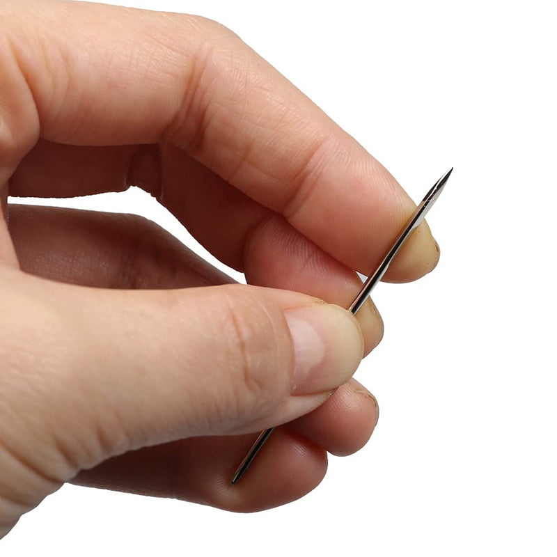 Eketirry Hand Sewing Needle Kit, Heavy Duty Household Hand Needles for for Upholstery, Carpet, Leather, Canvas Repair (5 Pieces) 5 - NewNest Australia