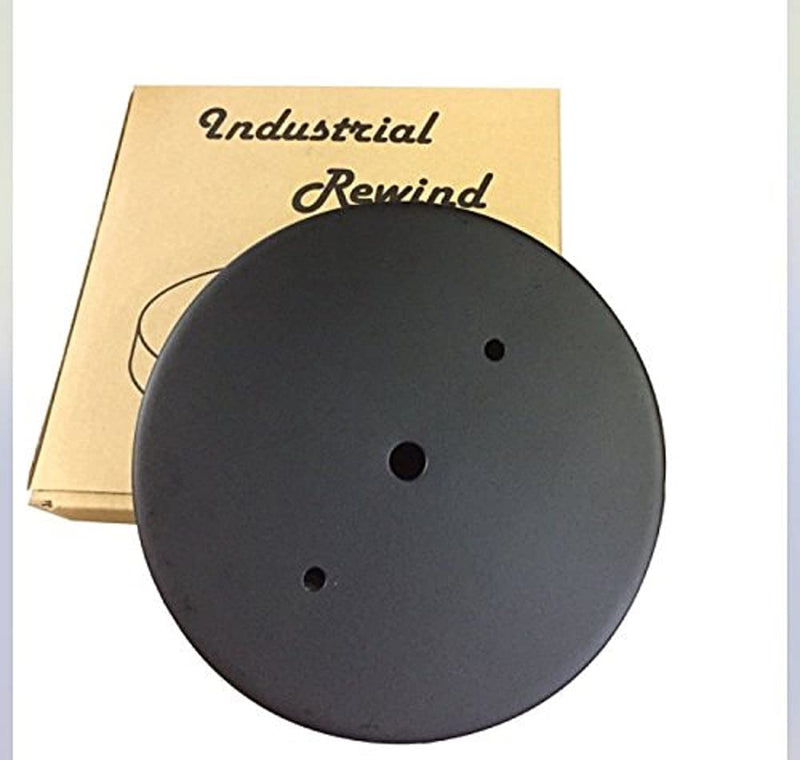 Industrial Rewind Black 6" Single Hole Ceiling Canopy Light Kit with Hardware, Extra Depth and Width than standard canopies makes covering up ceiling holes easy and clean with no drywall repair needed - NewNest Australia