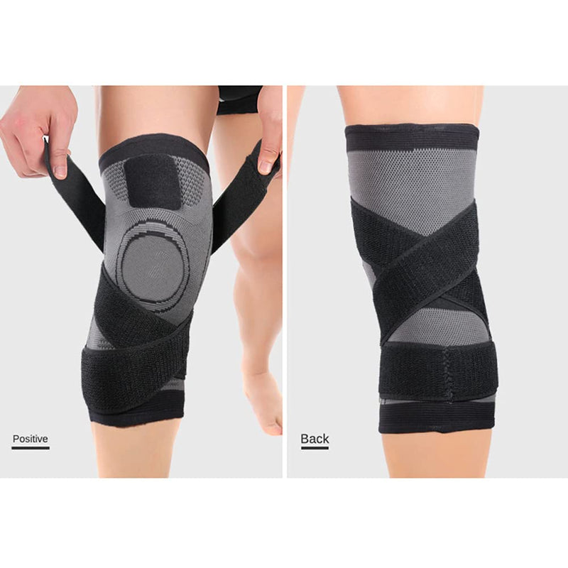 Nucamper Knee Brace For Arthritis Pain Adjustable Compression Sleeve For Men Women Pain Relief Knee Support For Injury Recovery Meniscus Tear Running Sports Training - NewNest Australia