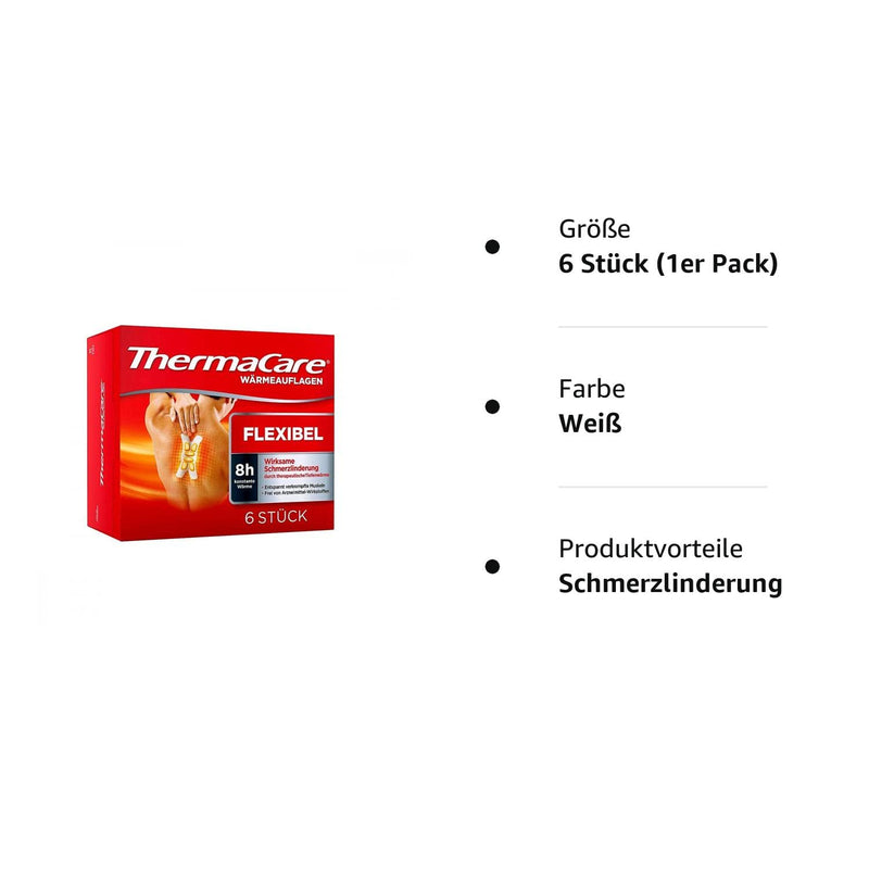 ThermaCare heat pads effective pain relief, pack of 6 plasters - NewNest Australia
