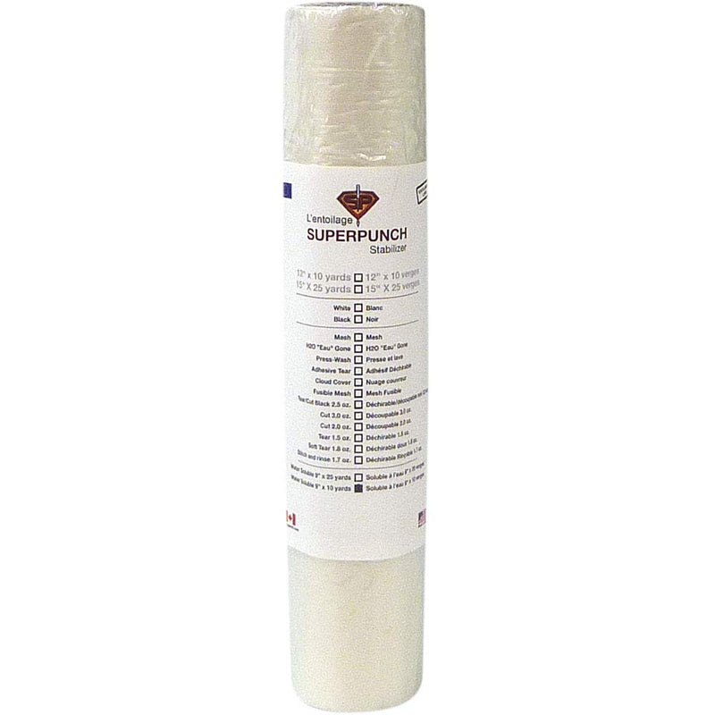 Wash-Away Water Soluble Stabilizer 9 inch x 10 Yard Roll. SuperStable Machine Embroidery Stabilizer & Topping 9" x 10 yards - NewNest Australia