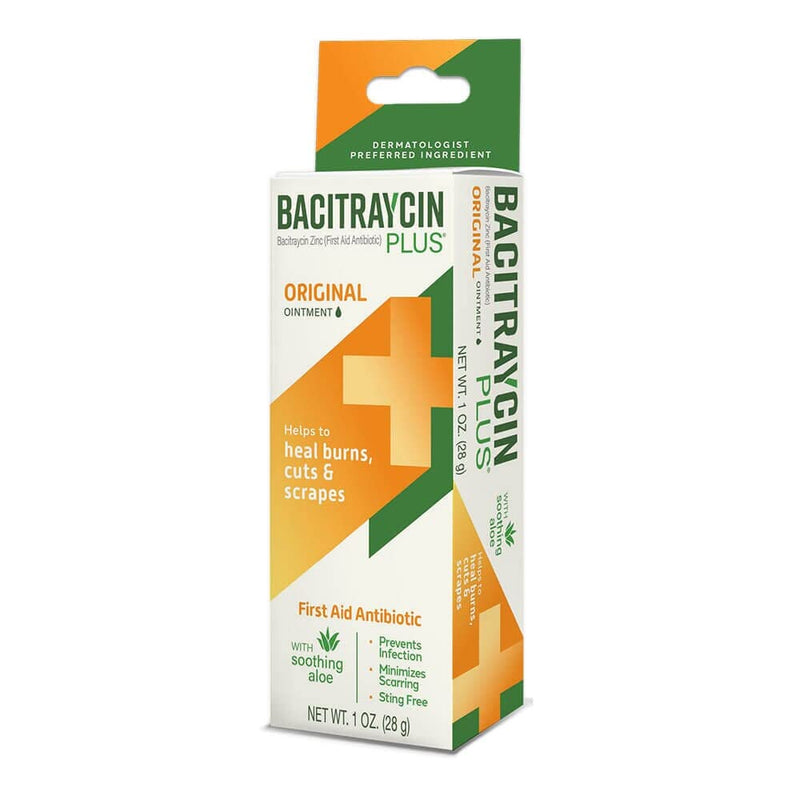 Bacitraycin Plus First Aid Antibiotic, Original, with Moisturizing Aloe, 1 oz. 1 Ounce (Pack of 1) - NewNest Australia