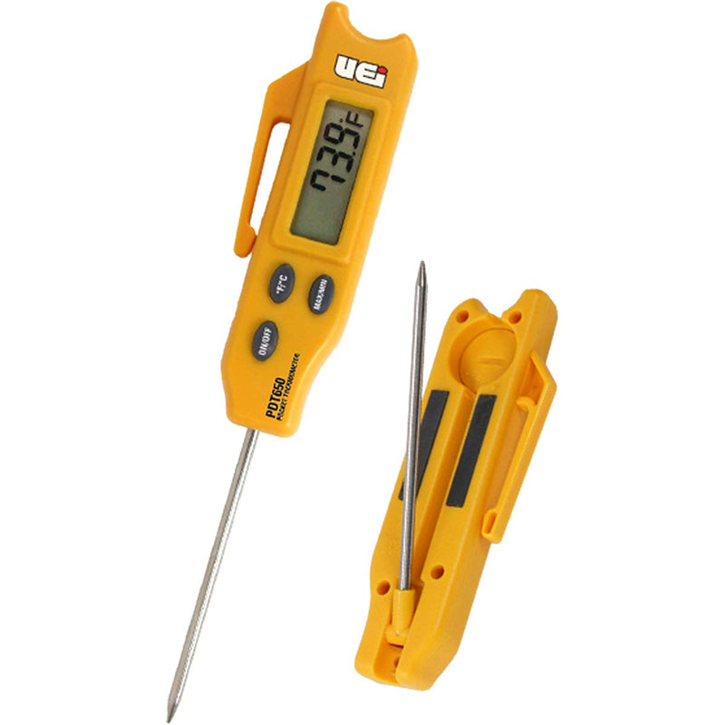 NewNest Australia - UEi Test Instruments PDT650 Folding Pocket Digital Thermometer,Yellow 1 