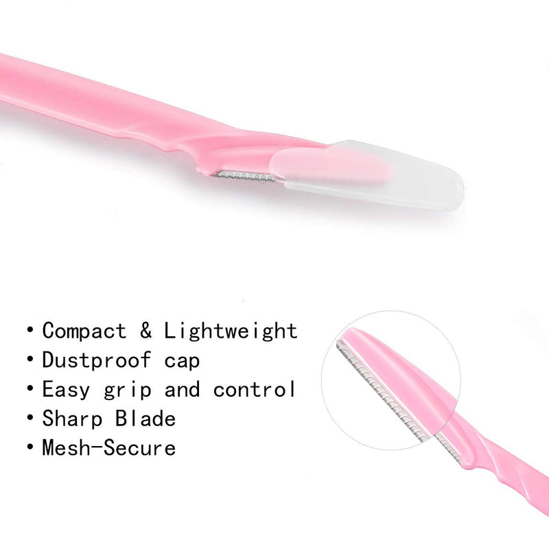 Eyebrow Razor, Eyebrow Razor Trimmer, Face Razor, Dermaplaning Razor Blades Beauty Eyebrow Shaper Razors Women Pack of 6 - NewNest Australia