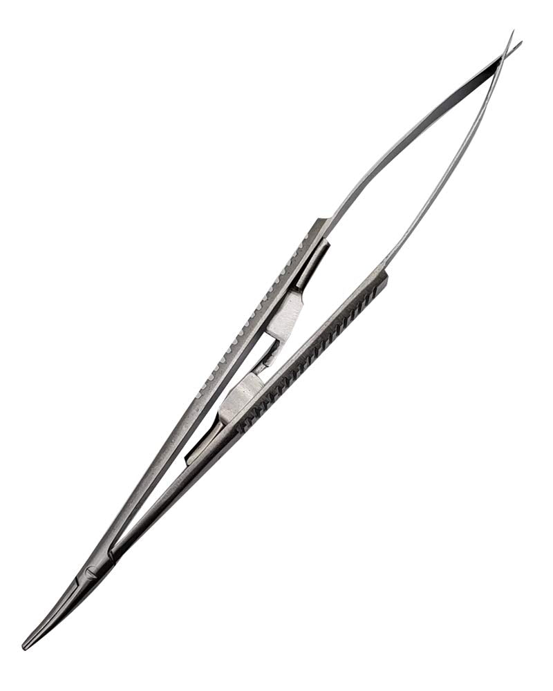 castroviejo Needle Holder 5.5 inches Curved with Lock by Wise Linkers - NewNest Australia
