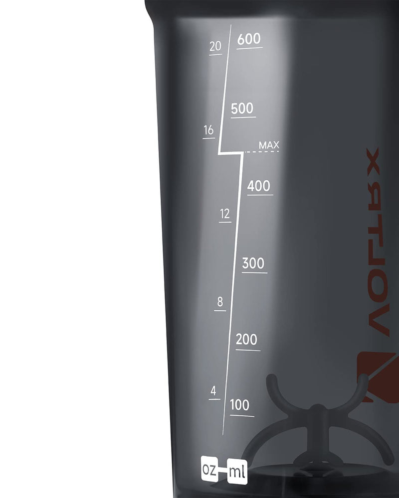 VOLTRX Shaker Bottle, Gallium USB C Rechargeable Electric Mixer, Shaker Cups for Protein Shakes and Meal Replacement Shakes, BPA Free, Made with Tritan, 24oz Orange - NewNest Australia