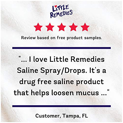 Little Remedies Saline Spray and Drops, Safe for Newborns, 0.5 fl oz 0.5 Fl Oz (Pack of 1) Saline Spray/Drops - NewNest Australia