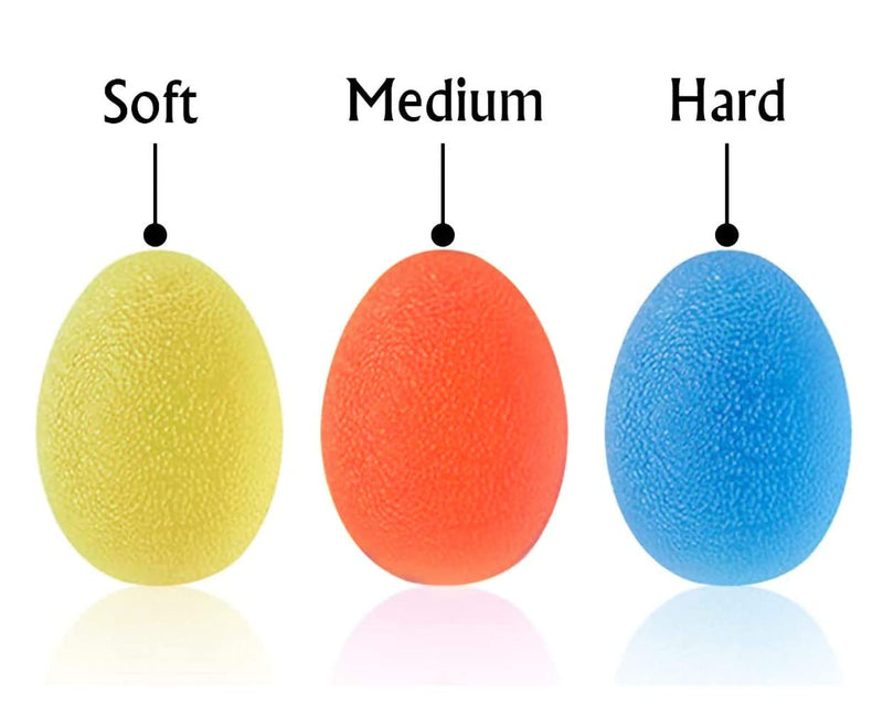 GaoBangM Gel Hand Balls, Hand Therapy Squeeze Exercise Stress Balls Finger Wrist for Arthritis Hand, Finger, Grip Strengthen and Stress Relief 3 Pcs - NewNest Australia