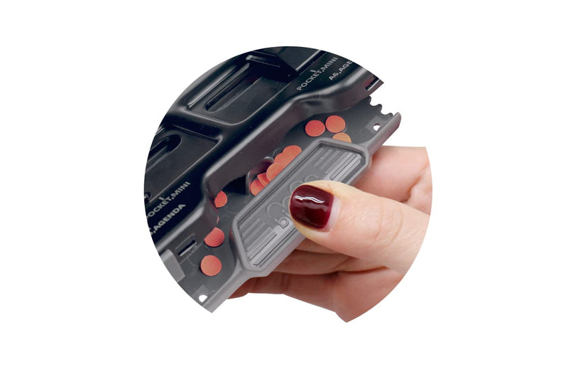 Bira Craft Adjustable 6 Hole Punch, Black, 8 Sheet Capacity, Mini/Pocket A3/ A4 / A5 / A6 / Agenda/Personal/Deskfax, Performance Guaranteed - NewNest Australia