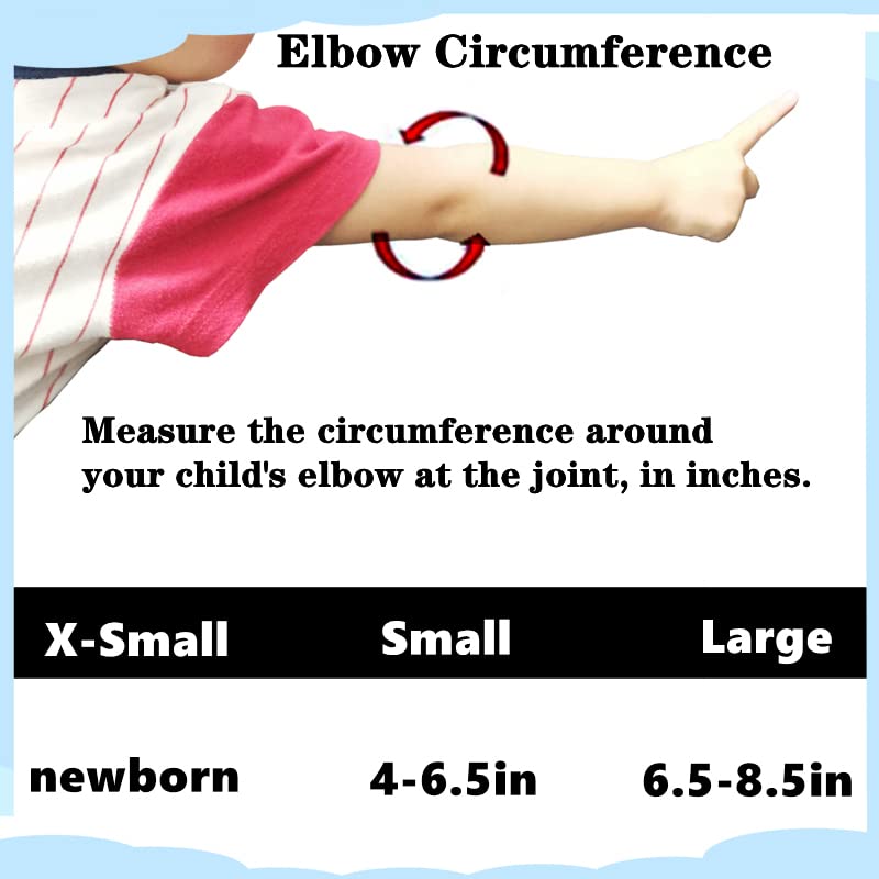 Prevent Scratching Face, Thumb Sucking Habit, Pull Iv Pipes, Elbow Immobiliser Rail Arm Retention Film For Babies, Children, Prevent Hand-To-Face Habits (Small) - NewNest Australia