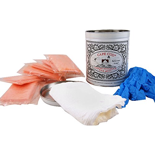 Cape Cod Polish Co. Metal Polishing Cloths Tin - NewNest Australia
