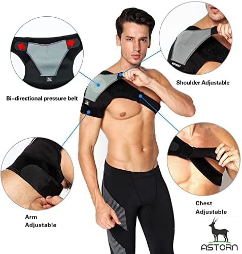 Astorn Ac Joints & Tendonitis Shoulder Support For Pain Relief And Protection Against Injury, Single Shoulder Support For Rotator Cuff Support For Women And Men - NewNest Australia
