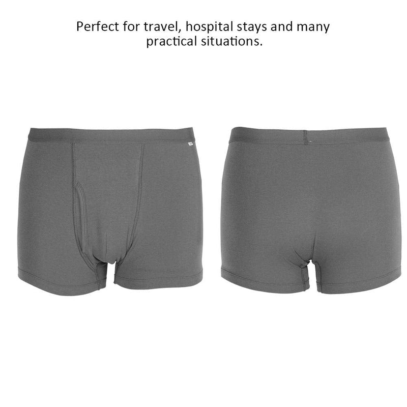 Incontinence Boxers Men,Men's Incontinence Underwear, Reusable Washable Urinary Incontinence Cotton Boxer Brief Underwear with Front Absorbent Area for Prostate Surgical, Elder, Long Driving(XXL) - NewNest Australia
