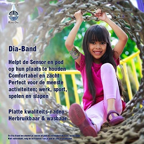 Slide Band Children, Glucose Sensor Protection Bracelet Freestyle Libre, Medtronic, Dexcom Or Omnipod - Comfortable Reusable Diabetic Tape (Junior.S (18-20 Cm)) - NewNest Australia