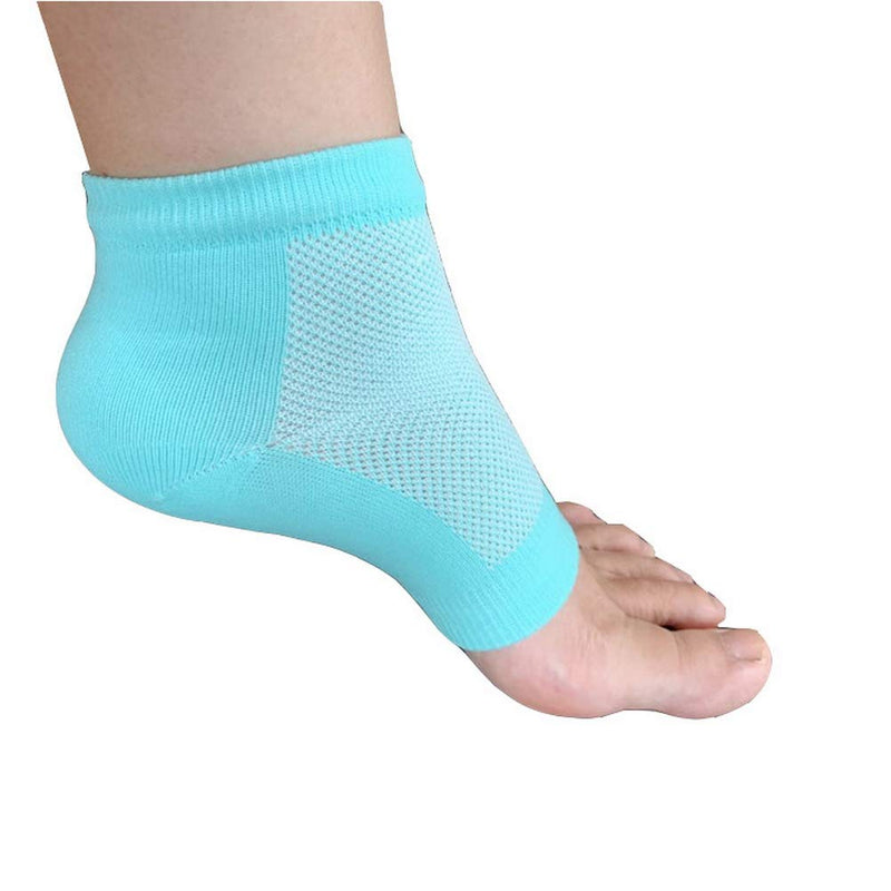 Pengxiaomei Soft Heel Socks,Ventilate Foot Spa Moisturizing Gel Beauty Socks Moisturising Socks for Dry Hard Cracked Skin(Blue) - NewNest Australia