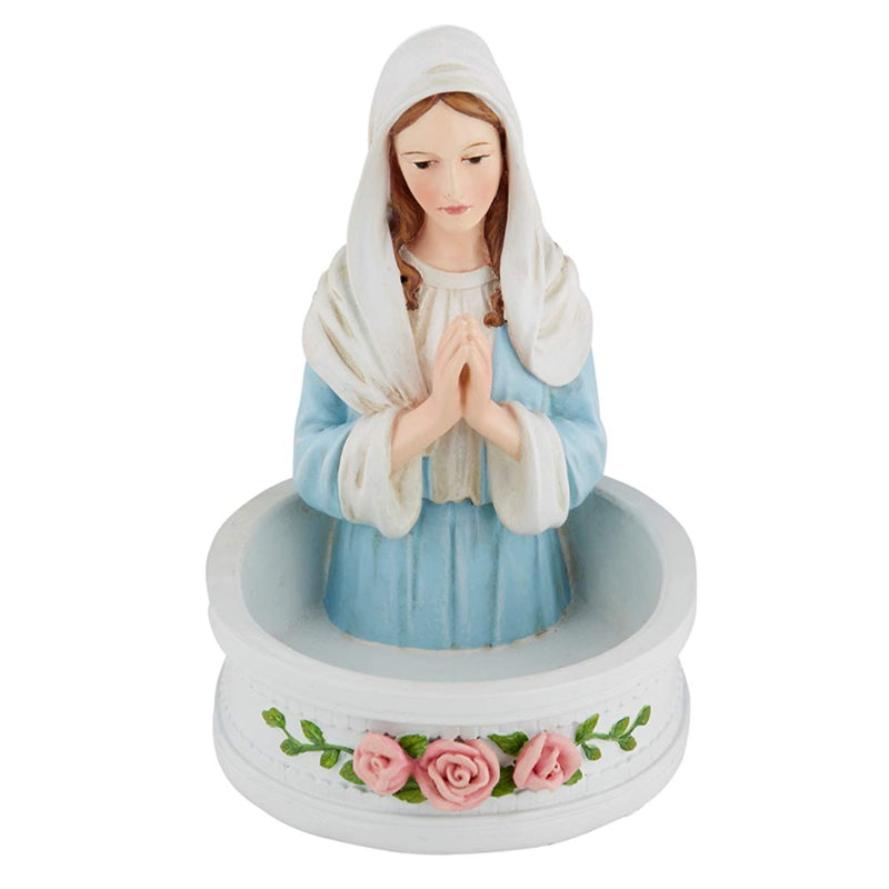 NewNest Australia - Autom Religious Madonna Rosary Holder Statue, 5 Inch 