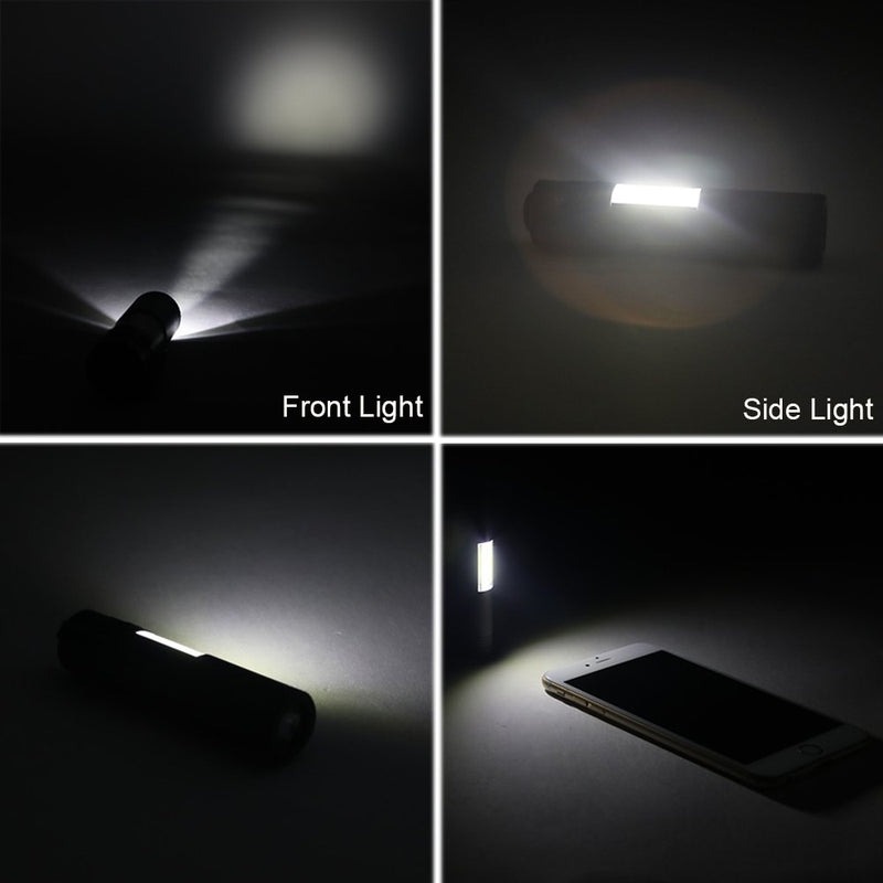 MODOAO COB LED Flashlights,Ultra Bright 4 Modes Zoomable Mini Handheld Torch,Waterproof Pocket Lights Adjustable Focus Handheld Flashlight (6 Pack) 6 Pack - NewNest Australia