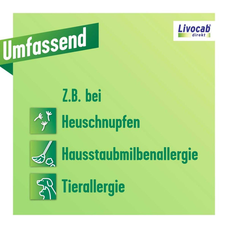 Livocab® direct nasal spray (10 ml) | Acute help for allergies | Quick help for allergic rhinitis | Effective from the first application 10 ml (pack of 1) - NewNest Australia