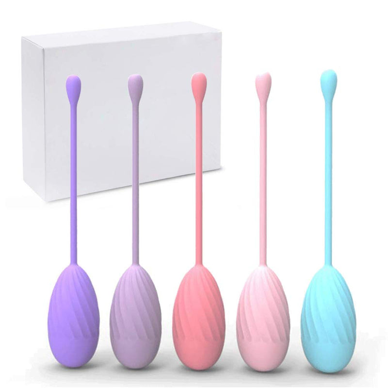 Pelvic Floor Training Balls - Vaginal Balls (Set Of 5) For Women - For Bladder Control And Pelvic Floor Exercises - Complete System For Beginners And Advanced Users - NewNest Australia