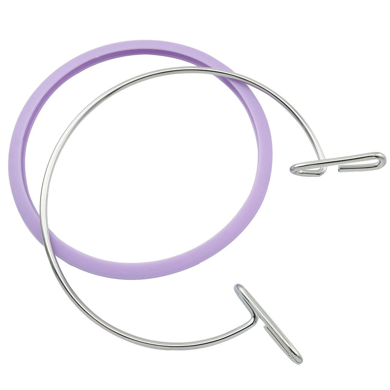 YYANGZ Metal Spring Tension Embroidery Hoop Embroidery Tension Shed, Cross Stitch Hoop, Cross Stitch Hoop, Darning Hoops (Purple) - NewNest Australia