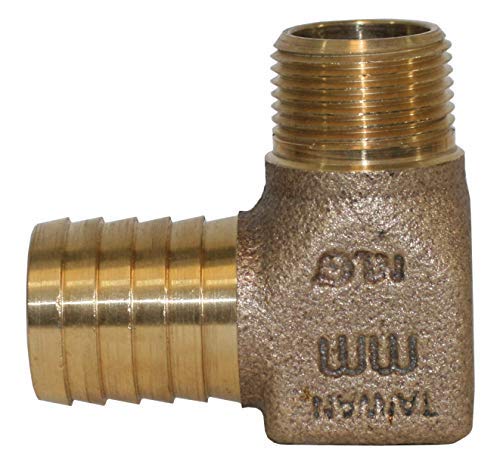 Merrill MFG RBHENL100 1" X 3/4" No-Lead Hydrant Elbow, Bronze, 1" X .75" - NewNest Australia