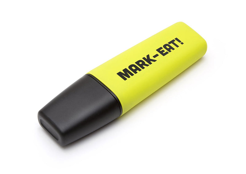 NewNest Australia - OTOTO Mark Eat | Highlighter Pastry Brush, 23x12x3 cm, Yesllow & Black 