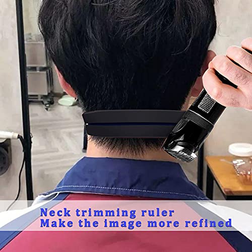 Neck Hairline Template, a premium DIY neckline stencil for shaving and a clean hairline, black. - NewNest Australia